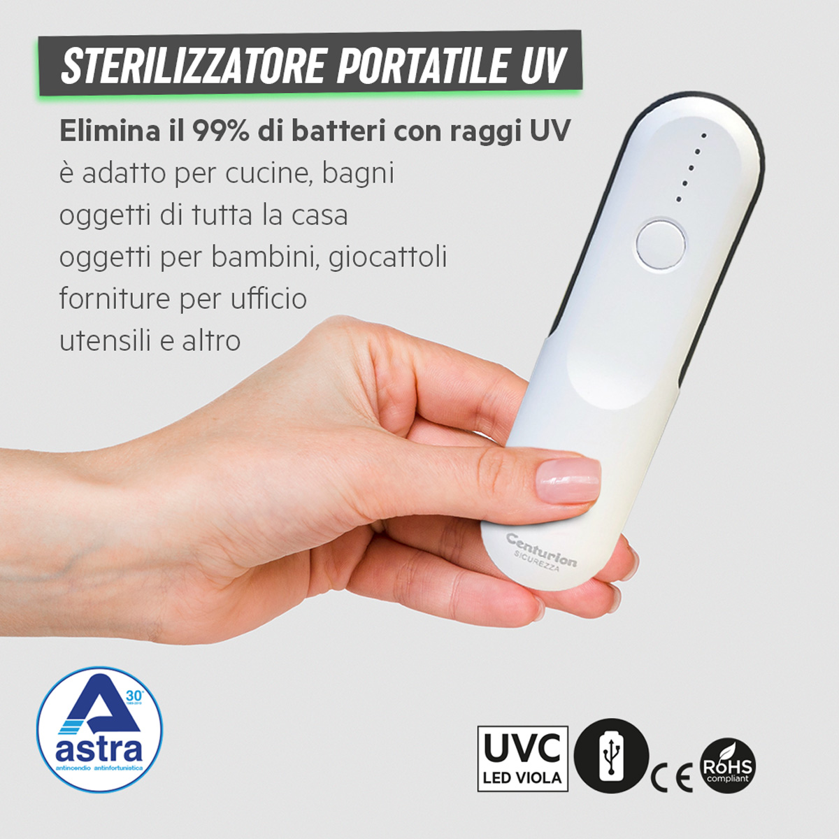 Sterilizzatore UV portatile - Astra